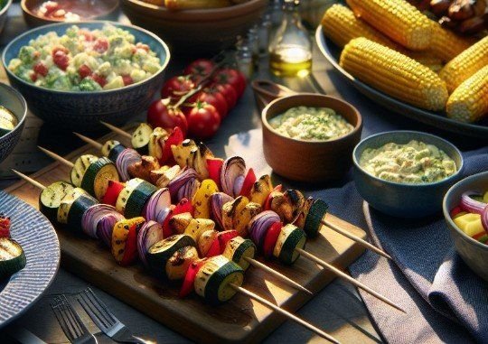 BBQ Catering Deluxe Buffet Menu - Vegan