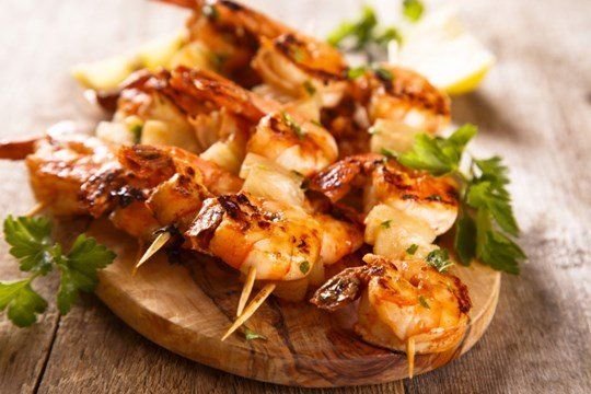 BBQ Catering Deluxe Buffet Menu - Pescatarian