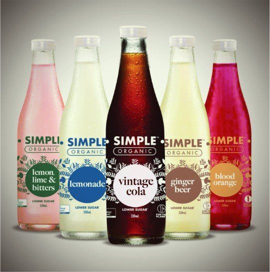 Simple Organics Sodas 330ml