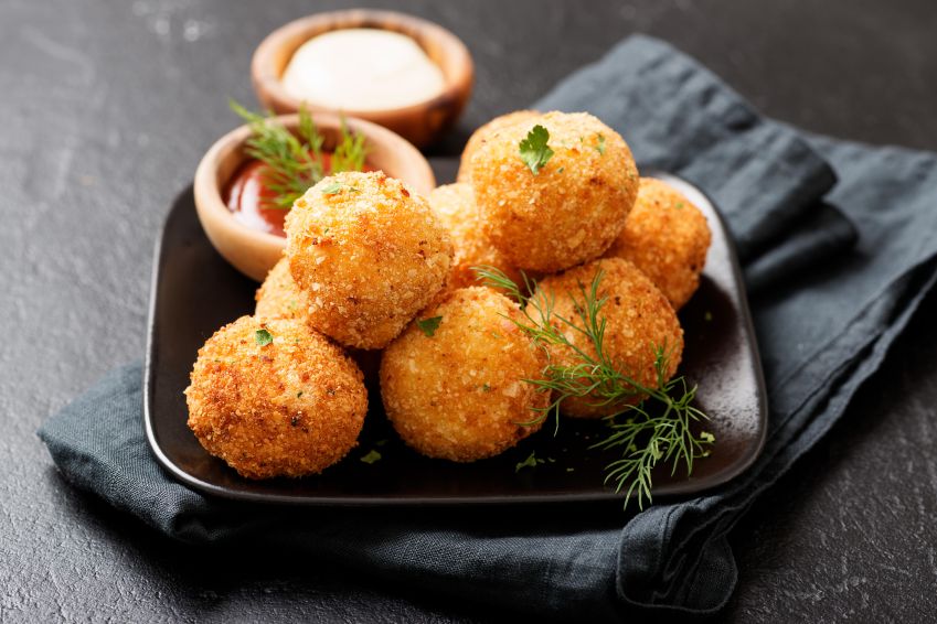 Pumpkin and Sage Risotto Balls (V)