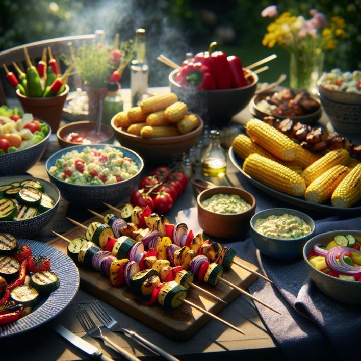 BBQ Catering Deluxe Buffet Menu - Vegan