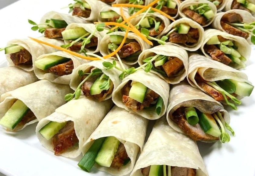 Peking Duck Crepes 