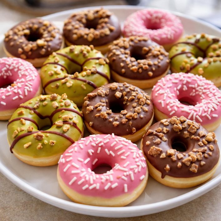 Mini Iced Donuts