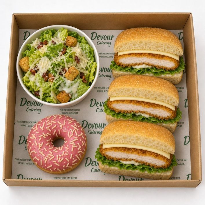 Turkish Roll and Salad Lunchbox