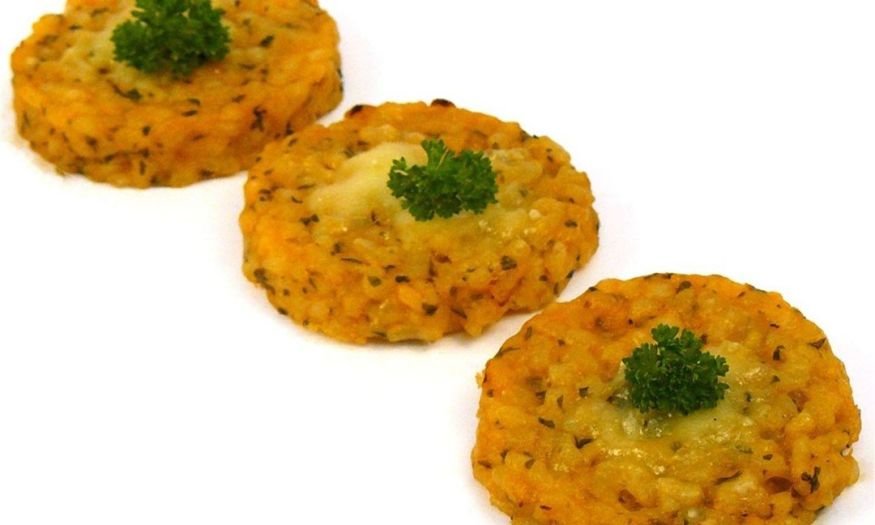 Basil Rice Cakes (v, ng)