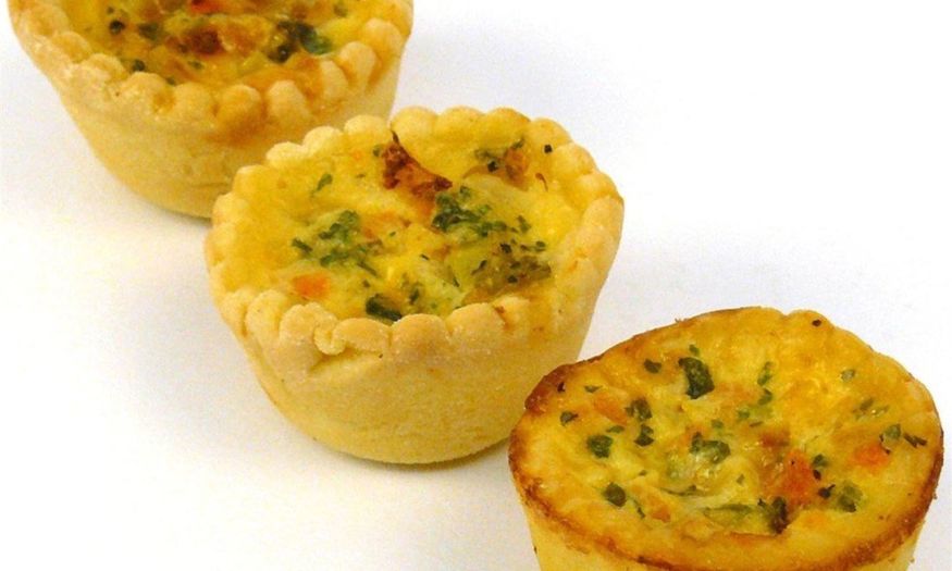 Cocktail Vegetarian Quiche (V)