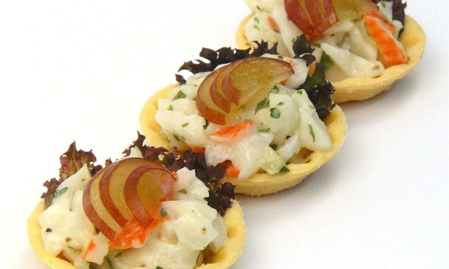 Crab Salad Pastry Cup