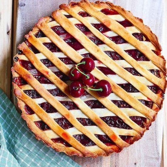 Glazed Cherry Tart