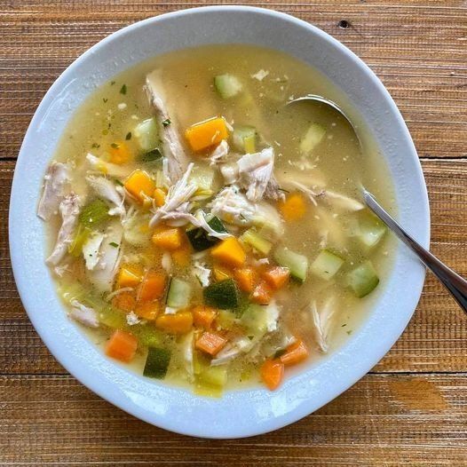 Hearty Roast Chicken and Vegetable Soup