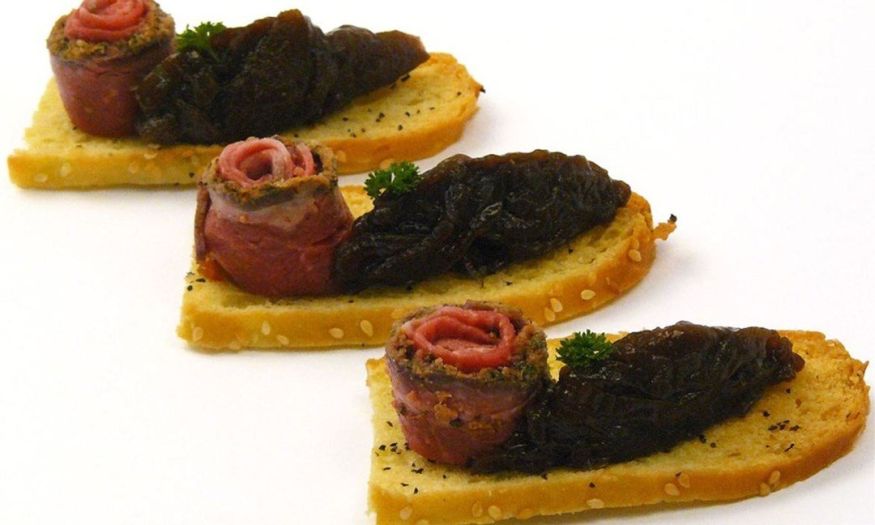 Roast Beef and Red Onion Ciabatta