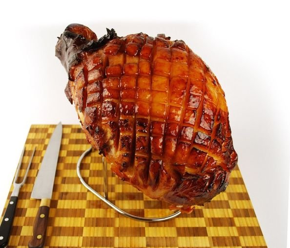 Whole Champagne Ham with a Rich Honey Glaze