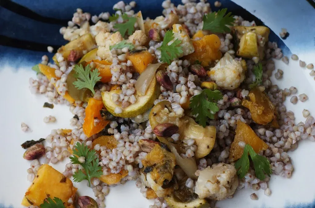 Buckwheat & Roasted Vegetable Salad  (Gluten Free )