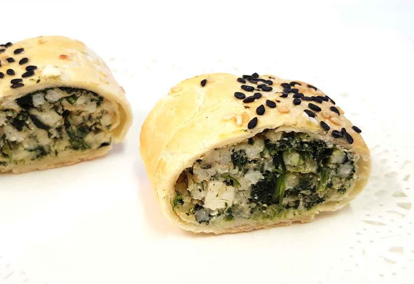 Vegetarian Spinach, Feta & Ricotta Sausage Rolls - No Gluten 
