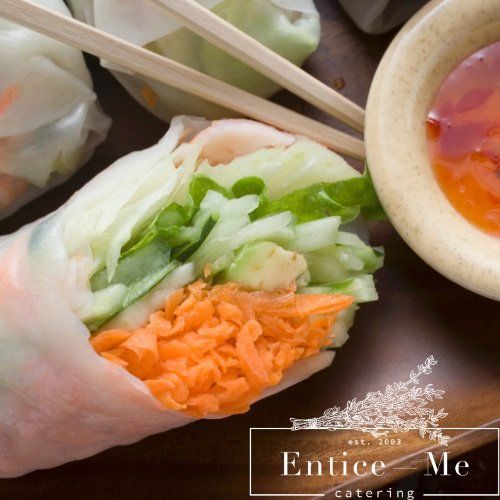 Vietnamese rice paper wraps platter (20)