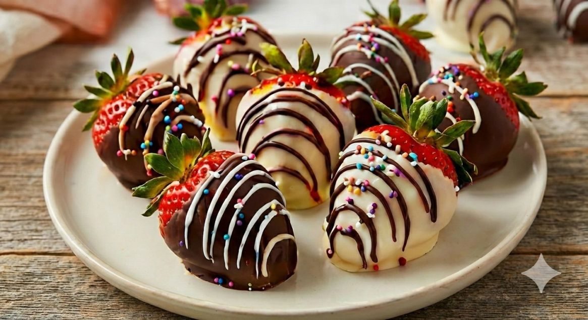 Easter Chocolate Dipped Strawberries 