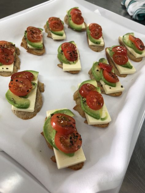 Gluten Free Mini Bruschetta Toasts