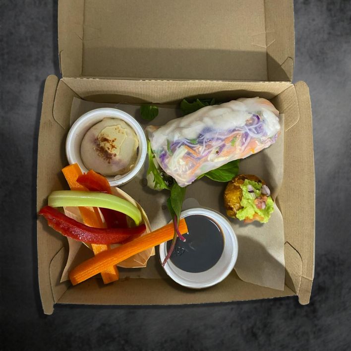 Gluten Free, Vegetarian and Vegan Healthy Finger Food Box