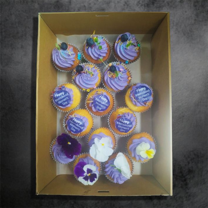 IWD Cupcake Platter