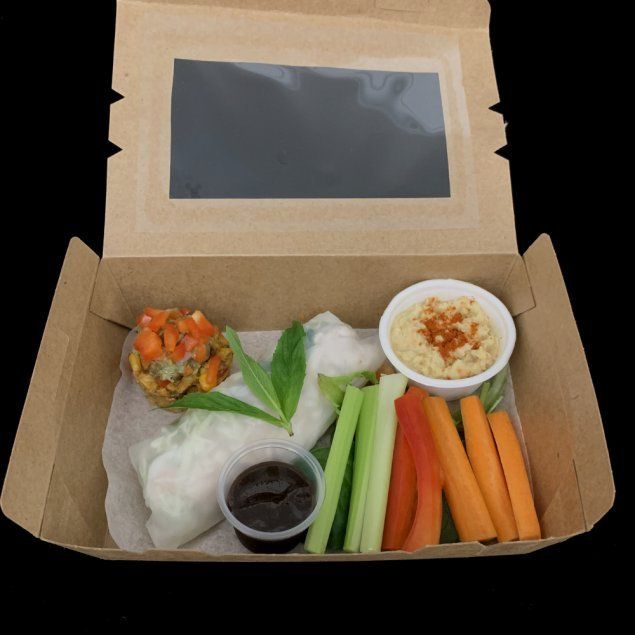 Gluten Free, Vegetarian and Vegan Healthy Finger Food Box