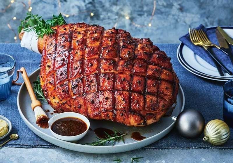 Dressed Maple Glazed Ham