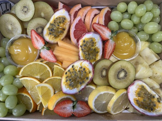 Yellow Themed RU OK Fruit Box