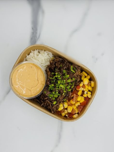 Pulled BBQ Beef Bowl