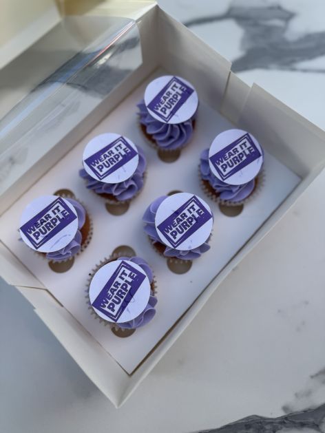 Gluten Free Wear It Purple Cupcakes 