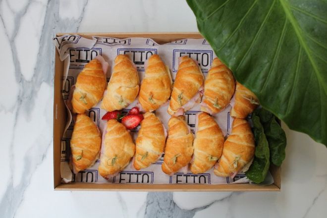 Mini Ham & Cheese Croissant