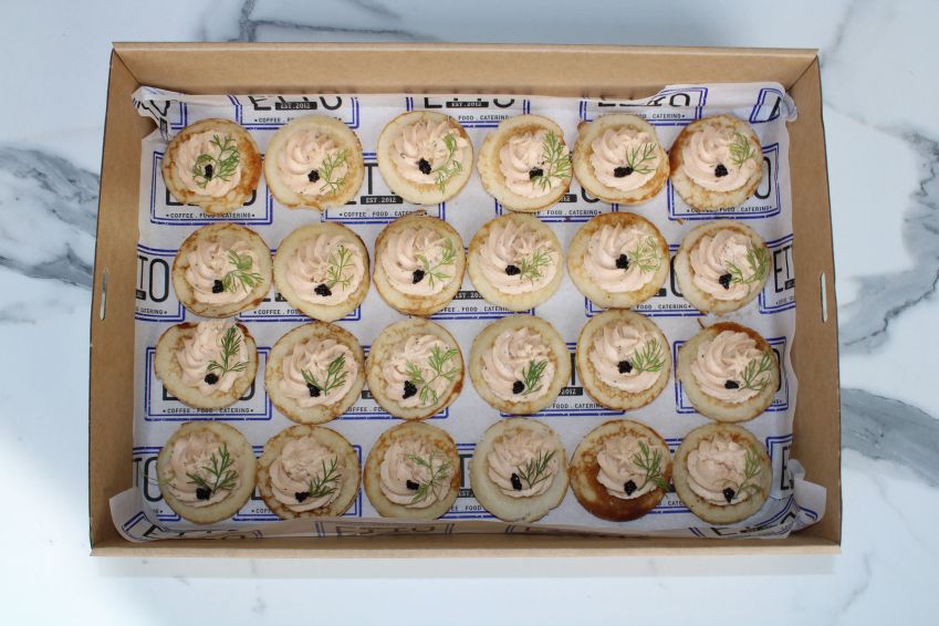 Smoked Salmon Blini Royale