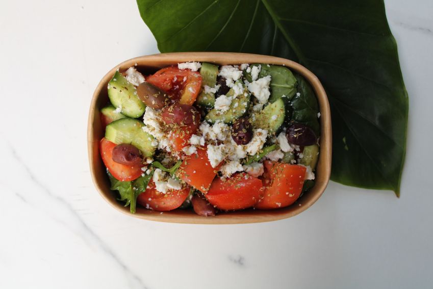 Individual Greek Salad Bowl