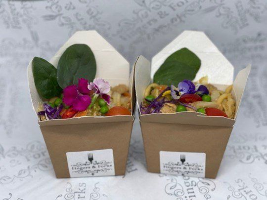 Asian Beef noodle boxes.