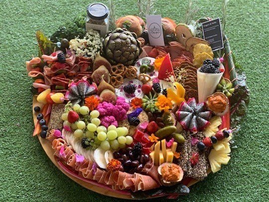 Custom grazing board.