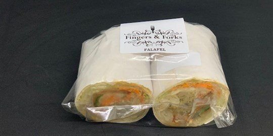 Falafal, Hommus & Seasonal Salad (Vegan)