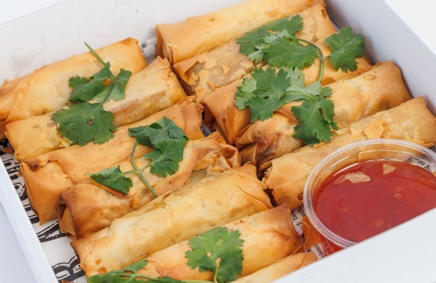Vegetable Spring Rolls Ponzu Dipping Sauce (1 Piece per Person)
