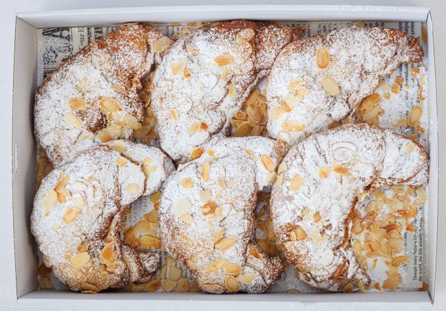 Chocolate Croissants Box (all croissants are cut in half)