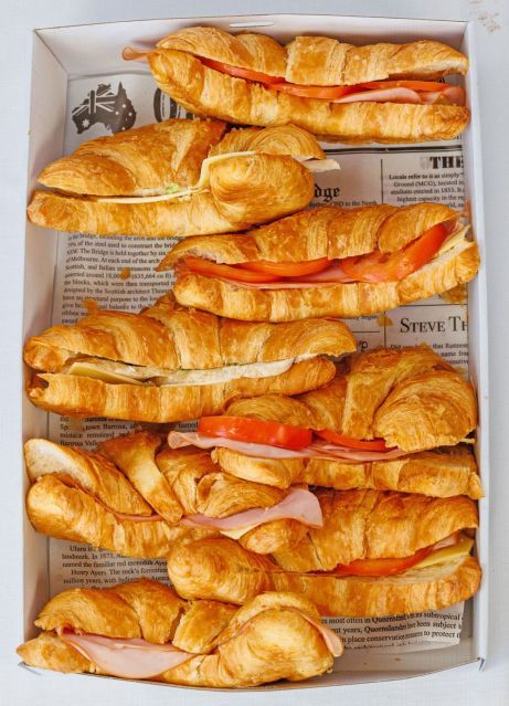 Savoury Croissants Box (all croissants are cut in half)