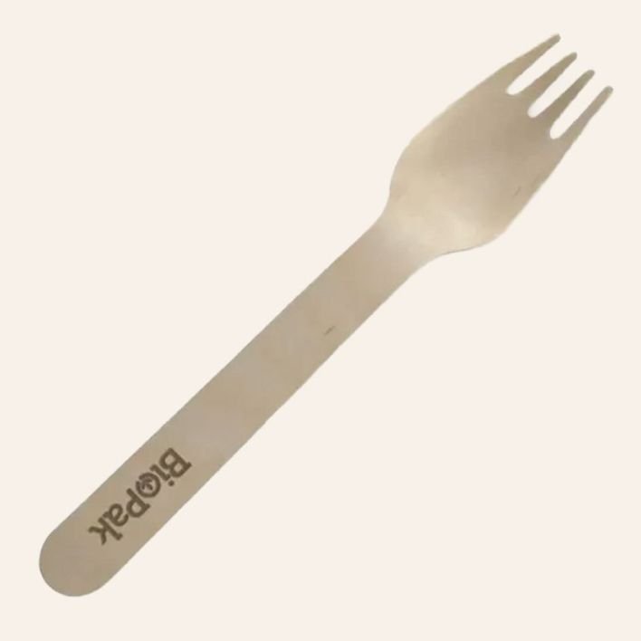Biopack Wooden Fork - 10 Pack