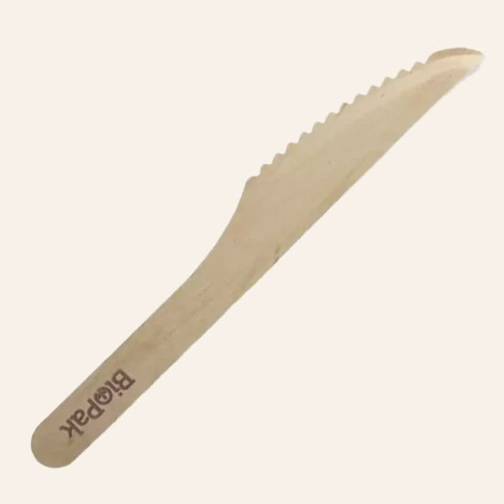 Biopack Wooden Knife - 10 Pack