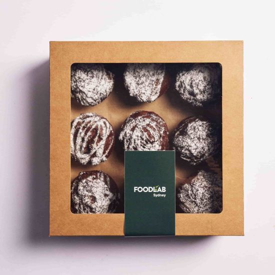 Almond Banana Chocolate Muffin Platter