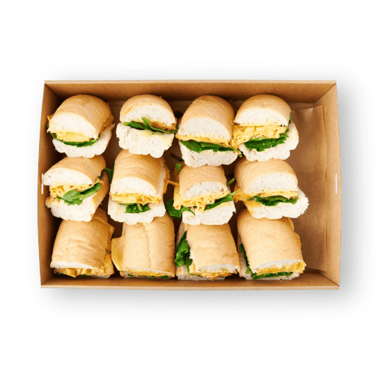 Egg & Cheese Roll Platter