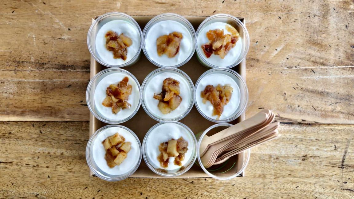 Cinnamon Apple Pie Chia Pots