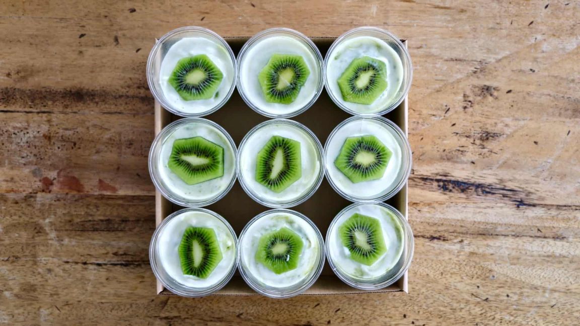 Matcha & Kiwi Chia Pots