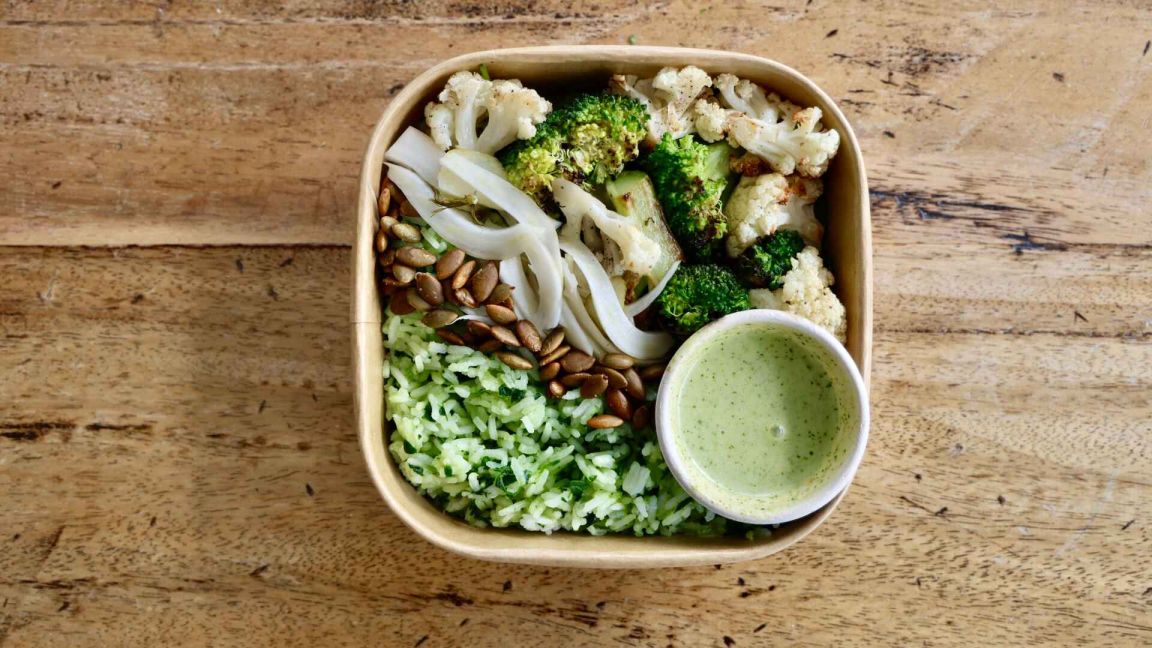 Green & Gold Veggie Bowl