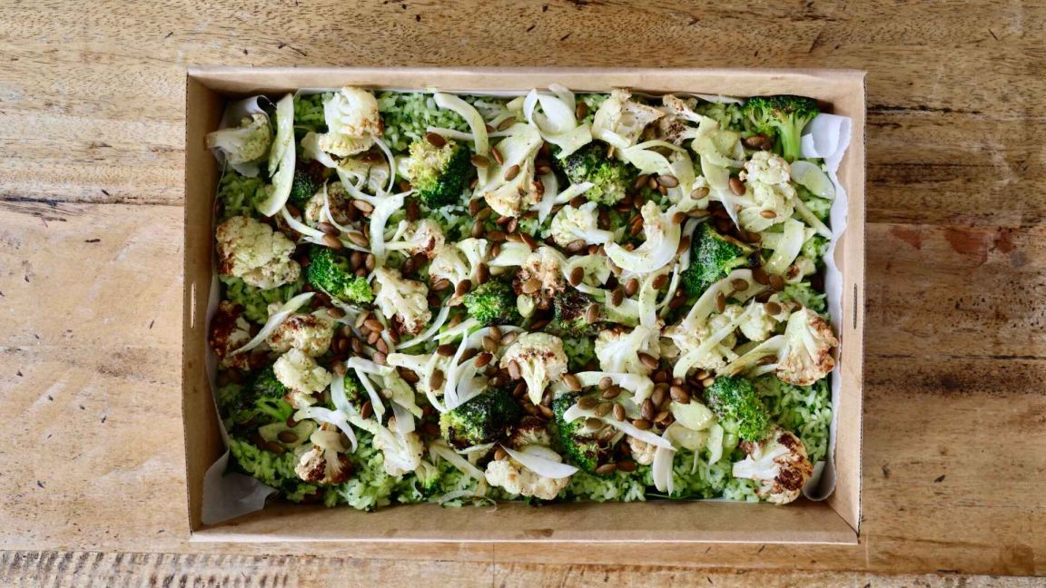 Broccoli & Halloumi Salad Platter