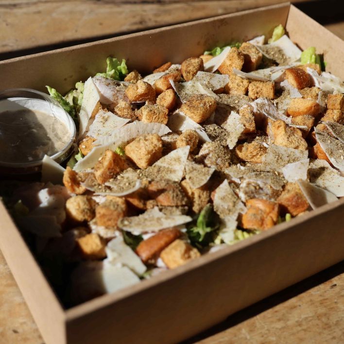 Za'atar Chicken Caesar Salad Platter