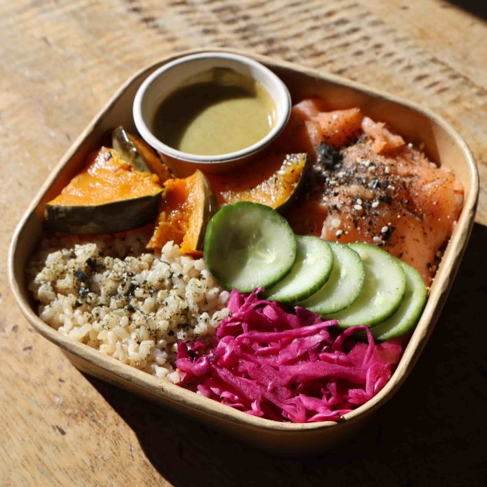 Miso Salmon Rice Bowl