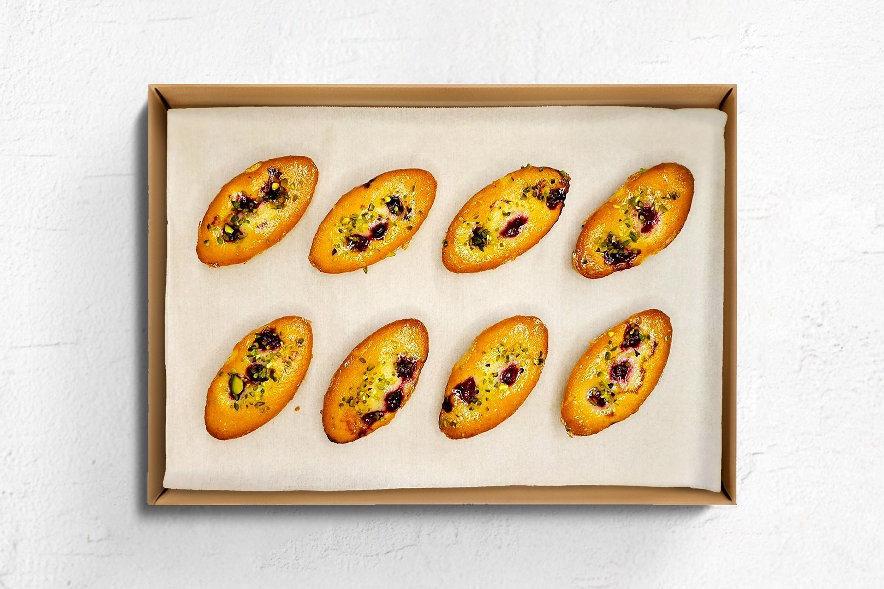 Gluten Free Raspberry & Pistachio Friands