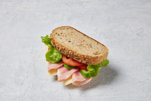 Classic Ham and Swiss Cheese Sandwich