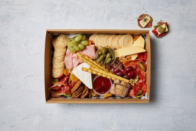 Cheese and charcuterie selection