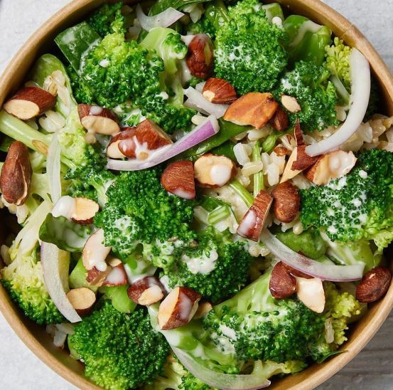 Brocoli and Almond Salad - Shared platter